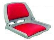 Fold Down Seat SPRINGFIELD Traveler Chairs Gray Red 716298