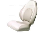 High back seat ATTWOOD Centric™ Contour Fully Upholstered Seats Tan White 706968