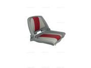 Fold Down Seat SPRINGFIELD Fold Down Traveler Seat Gray Red 717019