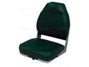 High back fold down seat WISE High Back Plastic Frame Fold Down Seat Green 780994