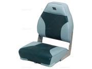 High back fold down seat WISE High Back Plastic Frame Fold Down Seat Gray Charcoal 735307