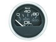 FARIA Chesapeake SS Black Series Oil Pressure Gauge