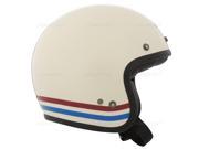 Stripes Pearl BELL Custom 500 2.0 Open Face Helmet X Small