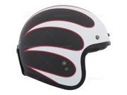 Ace Cafe Tonup BELL Custom 500 Carbon Open Face Helmet X Large