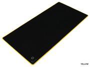 Dechanic XXL Heavy CONTROL Soft Gaming Mouse Mat Double Thickness 6mm 36 x18 Yellow