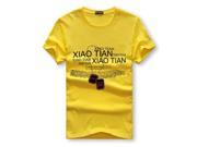 T Shirts With Necklace Pattern T Shirt Short Sleeves Cotton Material White Blue Gray Yellow Black Red