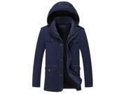 Cotton Hooded Jacket Winter Coat Leisure Style Clothing Men s Jackets Veste Green Navy Blue Khaki Black