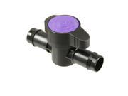 Antelco 3 4 Barb Tubing Coupling Valve Purple for Drip Irrigation