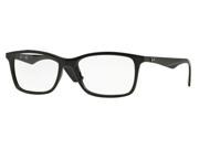 Ray Ban Optical 0RX7047 Sunglasses for Mens Size 54 Black
