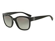 Exchange Armani 0AX4046S Sun Full Rim Square Womens Sunglasses Size 54 Black Grey Gradient