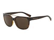 Exchange Armani 0AX4043S Sun Full Rim Square Womens Sunglasses Size 55 Tortoise Brown