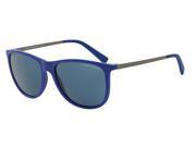 Exchange Armani 0AX4047S Sun Full Rim Square Mens Sunglasses Size 57 Blue Blue