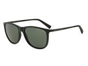 Exchange Armani 0AX4047SF Sun Full Rim Square Mens Sunglasses Size 57 Matte Black Grey Green