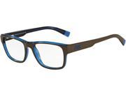 Exchange Armani 0AX3018 Optical Full Rim Rectangular Mens Sunglasses Size 53 Brown Transparent