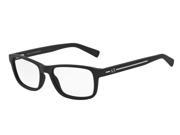 Exchange Armani 0AX3021 Optical Full Rim Rectangular Mens Sunglasses Size 54 Matte Blue Transparent