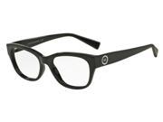 Exchange Armani 0AX3026 Optical Full Rim Oval Womens Sunglasses Size 52 Black Transparent