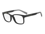 Exchange Armani 0AX3029 Optical Full Rim Square Mens Sunglasses Size 54 Matte Black Transparent