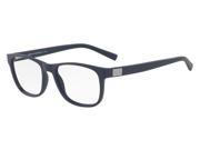 Exchange Armani 0AX3034 Optical Full Rim Square Mens Sunglasses Size 54 Matte Navy Transparent