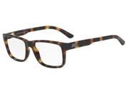 Exchange Armani 0AX3016 Optical Full Rim Square Mens Sunglasses Size 53 Tortoise Transparent