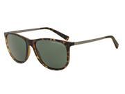 Exchange Armani 0AX4047SF Sun Full Rim Square Mens Sunglasses Size 57 Matte Tortoise Grey Green