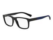 Exchange Armani 0AX3025F Optical Full Rim Square Mens Sunglasses Size 53 Dark Blue Transparent