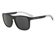 Exchange Armani 0AX4049SF Sun Full Rim Square Mens Sunglasses Size 57 Matte Black Grey