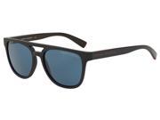 Exchange Armani 0AX4032F Sun Full Rim Pilot Mens Sunglasses Size 56 Blue Dark Blue