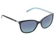 Sunglasses Tiffany TF 4105BF 81939S BLACK STRIPED BLUE