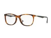 Ray Ban Optical 0RX7078F Sunglasses for Mens Size 53 Shiny Light Havana