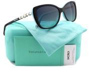 Tiffany Co. TF4103HB Sunglasses Black Blue w Blue Gradient 8055 9S TF 4103 80559S 56mm Authentic