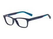 Exchange Armani 0AX3030 Optical Full Rim Cat Eye Womens Sunglasses Size 52 Blue Transparent