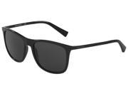 Dolce Gabbana 0DG6106 Sun Full Rim Square Mens Sunglasses Size 55 Black Grey