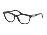 Coach 0HC6087 Optical Full Rim Cat Eye Womens Sunglasses Size 51 Black Transparent