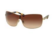Coach 0HC7046 Sun Full Rim Irregular Womens Sunglasses Size 40 Tokyo Tortoise Brown Gradient