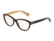 Dolce Gabbana 0DG3232 Optical Cat Eye Womens Sunglasses Size 53 Top Havana On Gold Transparent