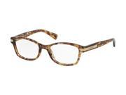 Coach 0HC6065 Optical Full Rim Rectangle Womens Sunglasses Size 49 Light Brown Transparent
