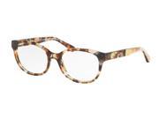 Michael Kors 0MK4032 Optical Full Rim Round Womens Sunglasses Size 49 Tiger Tortoise Lens Clear Lens