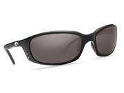 Costa Del Mar Brine Black Sunglasses Grey Lens 580G