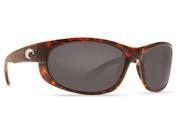 Costa Del Mar Howler Tortoise Sunglasses Grey Lens 580P