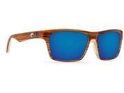 Costa Del Mar Hinano Driftwood White Khaki Sunglasses Blue Lens 580P
