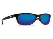 Costa Del Mar Prop Coconut Fade Square Sunglasses Blue Lens 580P