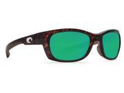 Costa Del Mar Trevally Tortoise Sunglasses Green Lens 580G