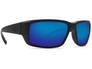 Costa Del Mar Fantail Blackout Square Sunglasses Blue Lens 580P