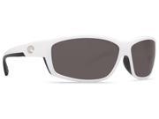 Costa Del Mar Saltbreak White Sunglasses Grey Lens 580G