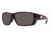 Costa Del Mar Tuna Alley TA 10GF Tortoise Global Fit Sunglasses Gray Lens 580P