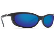 Costa Del Mar Fathom Black Sunglasses Blue Lens 400G