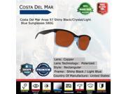 Costa Del Mar Anaa Black Crystal Light Blue Sunglasses Copper Lens 580G