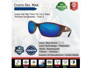 Costa Del Mar Fisch Tortoise Sunglasses Blue Lens 400G
