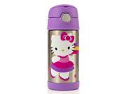 Thermos FUNtainer 12oz 355mL Stainless Steel Vacuum Insulated Straw Bottle Hello Kitty F4013HK