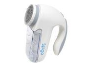 Spigo Electric Cordless Corded Fabric Lint Shaver Remover with Easy Hold Grip White